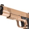 KJ Works M1911 MEU TBC Full Metal Co2 Tan