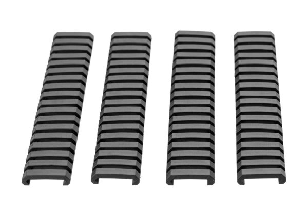 Ladder Rail Protector Set 4pcs Black