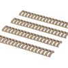 Ladder Rail Protector Set 4pcs Dark Earth