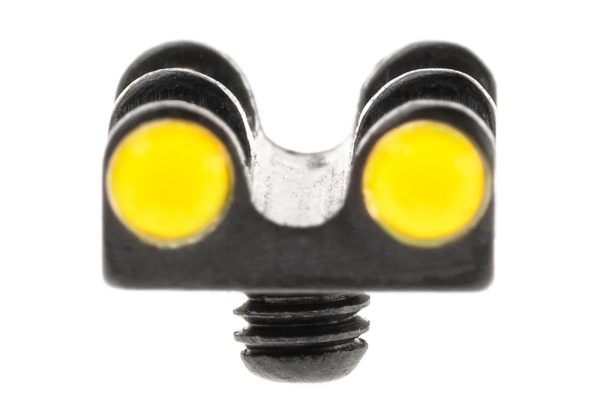 LPA Yellow Twin Fiber Optics Front Sight 2,6 MA Thread LPA Yellow Twin Fiber Optics Front Sight 2,6 MA Thread