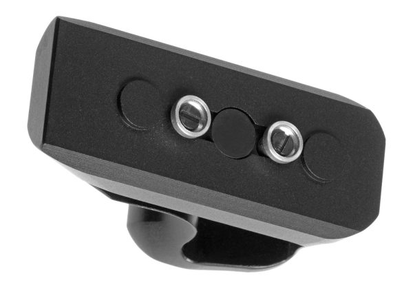 Metal CNC Short Angled Grip for Keymod Black