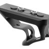 Metal CNC Short Angled Grip for Keymod Black