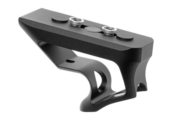 Metal CNC Short Angled Grip for Keymod Black