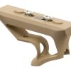 Metal CNC Short Angled Grip for Keymod Dark Earth