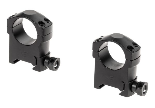 Vector Optics 25.4mm 1“ High Profile Weaver Rings Black