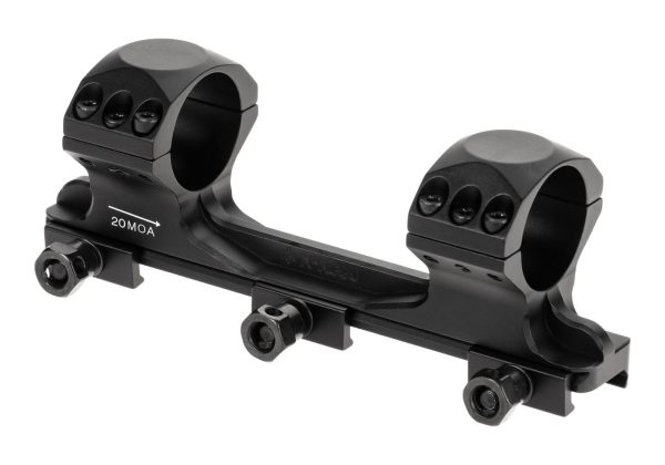 Vector Optics 30mm X-Accu One Piece 20 MOA HI Picatinny Mount Black Vector Optics 30mm X-Accu One Piece 20 MOA HI Picatinny Mount Black