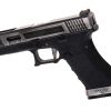WE G-Force 17 SV Silver Barrel Metal Version GBB Black