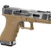 WE G-Force 17 SV Silver Barrel Metal Version GBB Desert