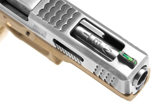 WE G-Force 17 SV Silver Barrel Metal Version GBB Desert