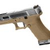 WE G-Force 17 SV Silver Barrel Metal Version GBB Desert