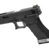 WE G-Force 18C BK Silver Barrel Metal Version GBB Black