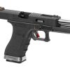 WE G-Force 18C BK Silver Barrel Metal Version GBB Black