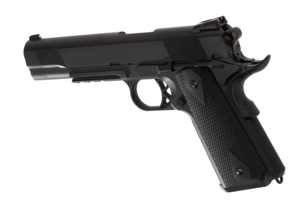 WE M1911 Tactical Full Metal V3 GBB Black