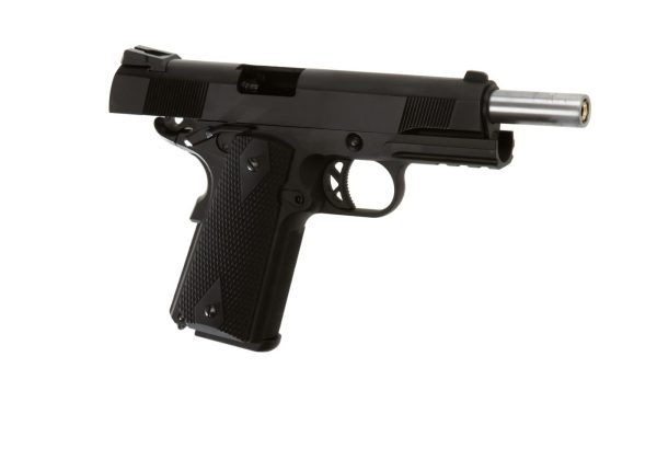 WE M1911 Tactical Full Metal V3 GBB Black