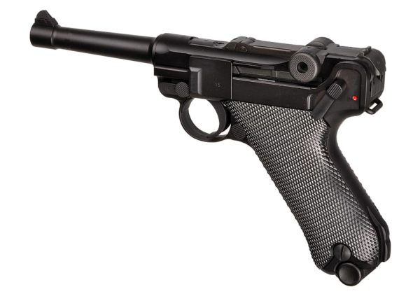 WE P08 Full Metal GBB Black