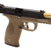 WE WET-05 BK Gold Barrel Metal Version GBB FDE