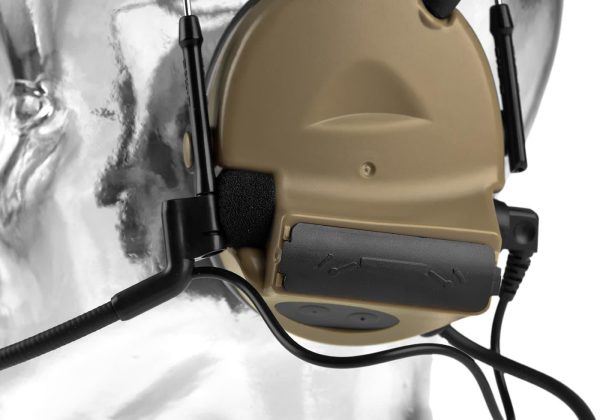 Z-Tactical Comtac II Headset Military Standard Plug Dark Earth