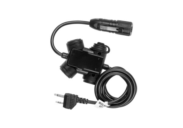 Z-Tactical zSLX Clarus PTT Midland Connector Black Z-Tactical zSLX Clarus PTT Midland Connector Black